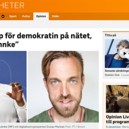 SVT Opinion - Stå upp för demokratin på nätet Bah Kuhnke